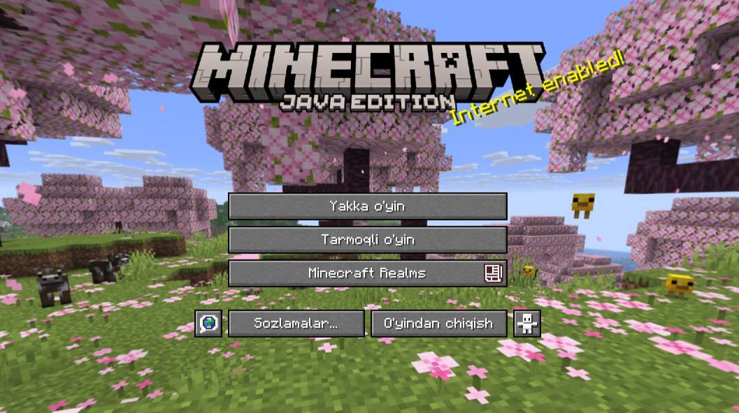 В игру Minecraft официально добавили узбекский язык